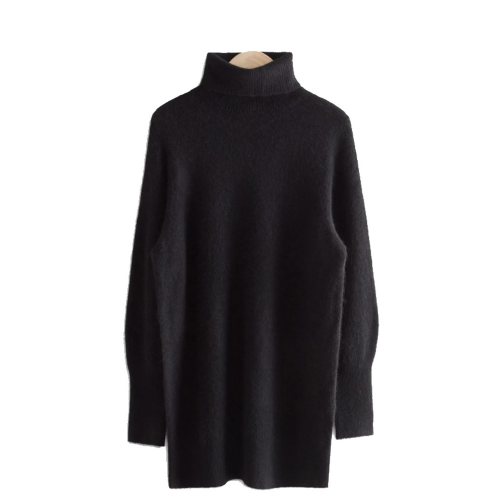 & Other Stories Turtleneck Sweater Dress